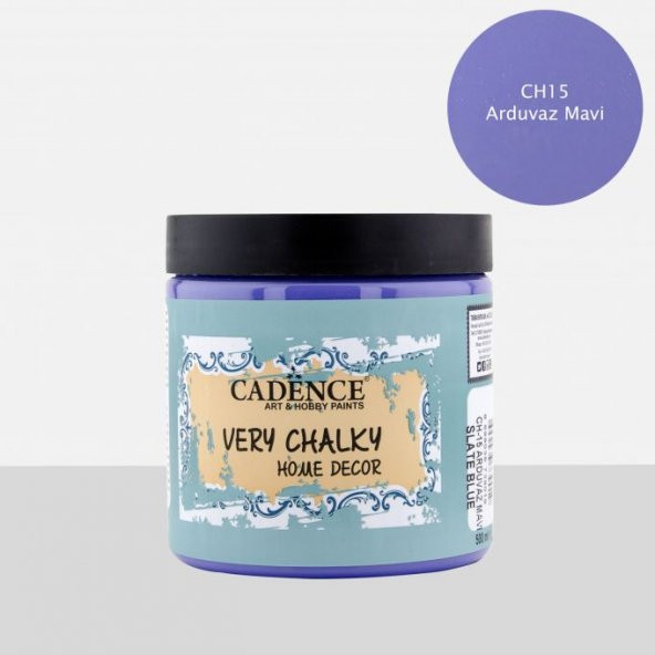 CH15 Arduvaz Mavi - 500ML Cadence Very Chalky Home Decor ürün görseli 1