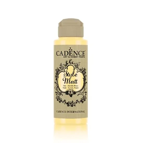 Cadence Style Matt Akrilik Boya S9009 Açık Sarı 120ml ürün görseli 1