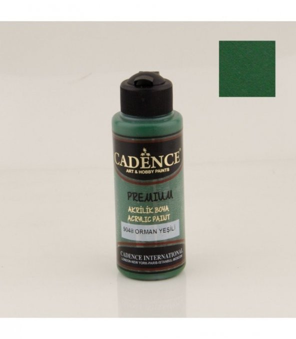 Cadence Akrilik Boya 9048 Orman Yeşili Ahşap Boyası 120ML ürün görseli 1