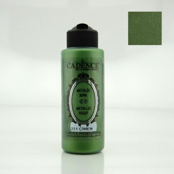 Cadence Metalik Boya - 221 Çimen 120ML ürün görseli 1