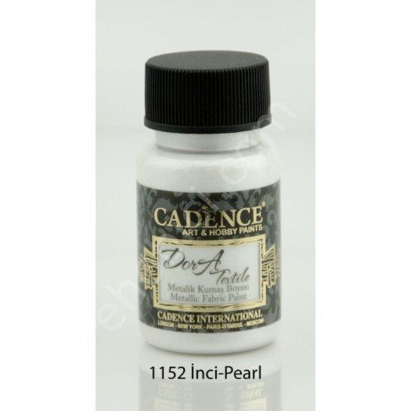 Cadence Dora Metalik Kumaş Boyası 1152 İnci 50ml ürün görseli 1