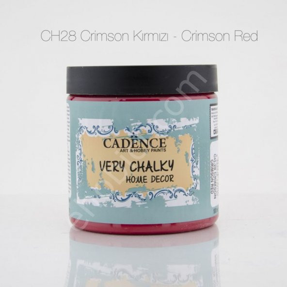 CH28 Crimson Kırmızı - 500ML Cadence Very Chalky Home Decor ürün görseli 1