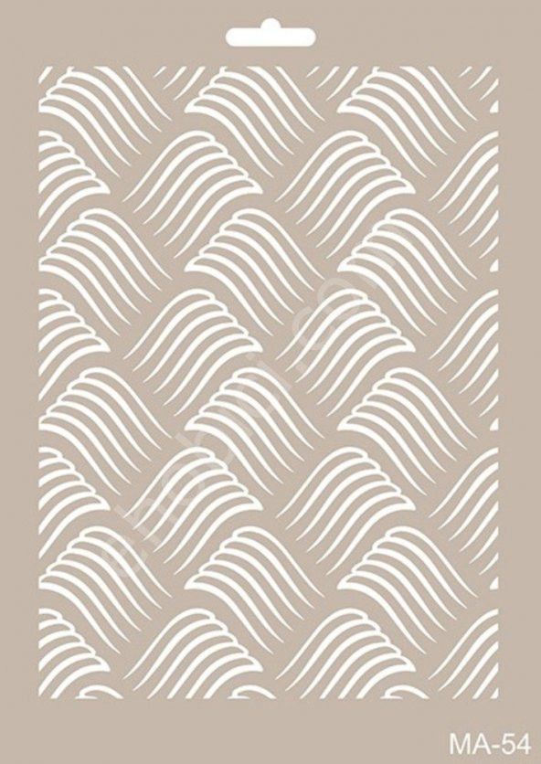 Cadence MA54 Mix Media Stencil - Resim 2