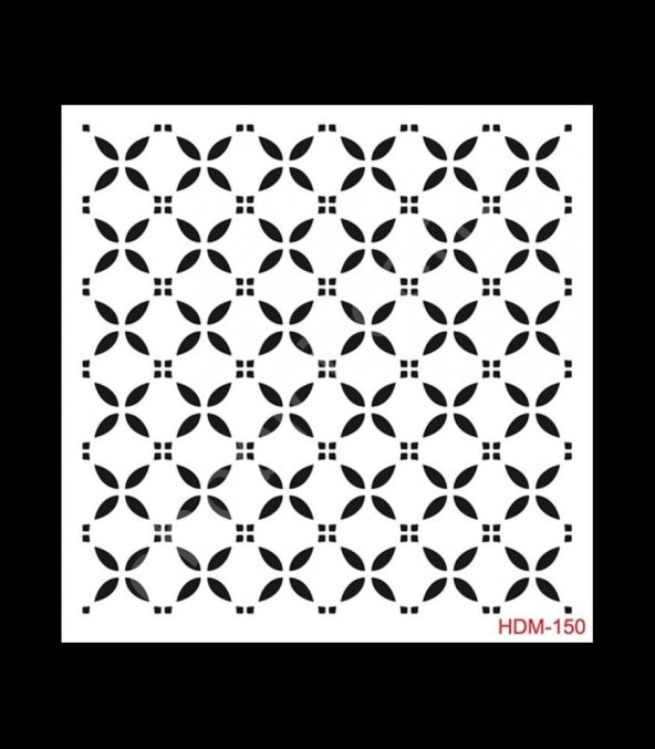 HDM150 Cadence Home Dekor Stencil 25x25 ürün görseli 1