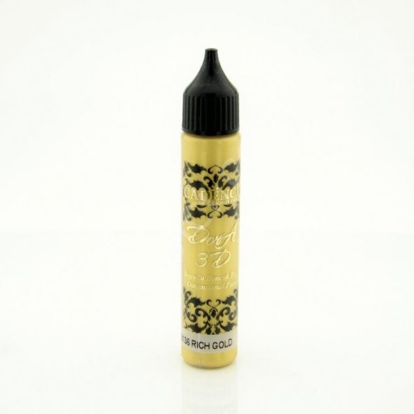 Cadence 3D Dora Boncuk Boya 25ml - 5136 Rich Gold ürün görseli 1
