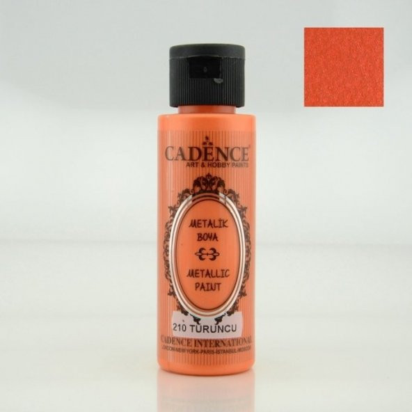 Cadence Metalik Boya - 210 Turuncu 70ML ürün görseli 1
