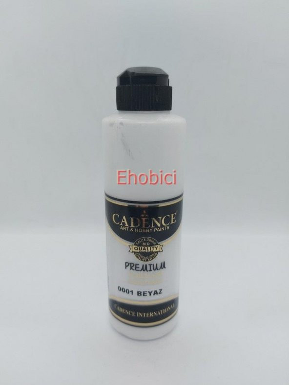 Cadence Akrilik Boya 250ML 0001 Beyaz Ahşap Boyası ürün görseli 1