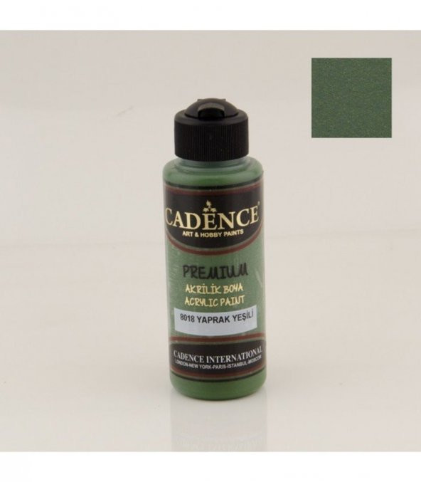 Cadence Akrilik Boya 8018 Yaprak Yeşili Ahşap Boyası 120ML ürün görseli 1