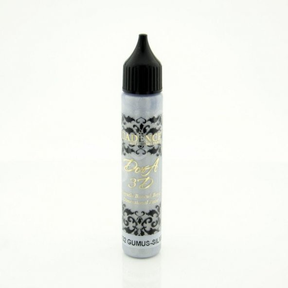 Cadence 3D Dora Boncuk Boya 25ml - 5132 Gümüş ürün görseli 1