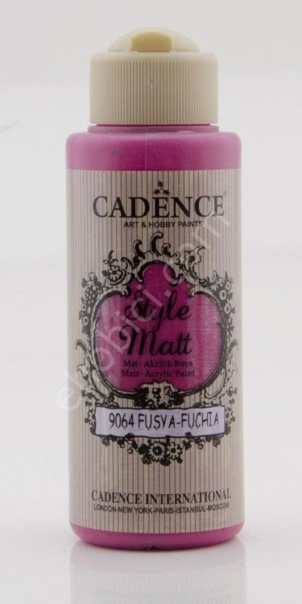 Cadence Style Matt Akrilik Boya S9064 Fuşya 120ml ürün görseli 1