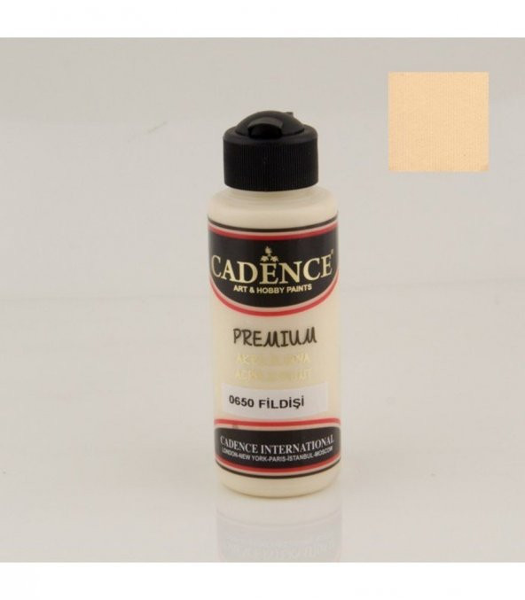 Cadence Akrilik Boya 0650 Fildişi Ahşap Boyası 120ML ürün görseli 1