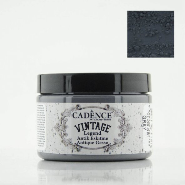 Cadence Vintage Legend Antik Eskitme Gri VL-09 ürün görseli 1