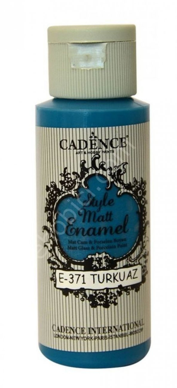 Cadence Enamel Cam ve Porselen Boyası - 371 Turkuaz ürün görseli 1