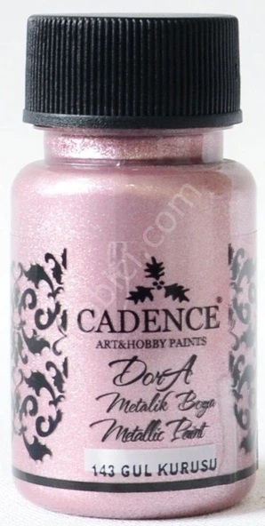 Cadence Dora Metalik Boya 143 Gül Kurusu 50ML ürün görseli 1
