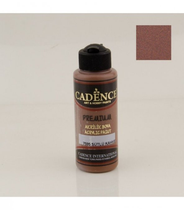 Cadence Akrilik Boya 7595 Sütlü Kahve Ahşap Boyası 120ML ürün görseli 1