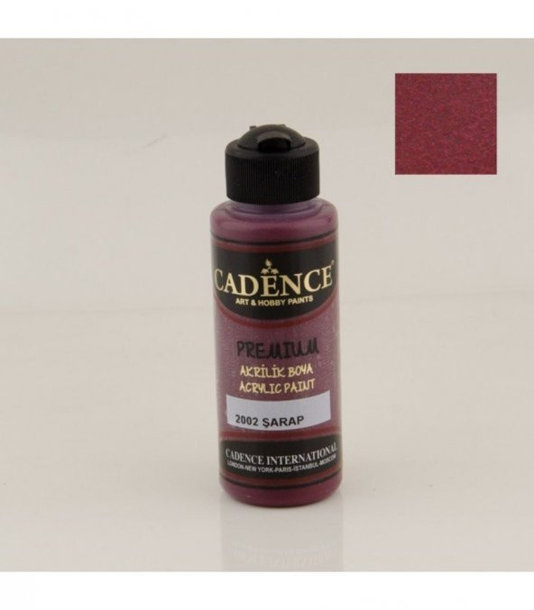 Cadence Akrilik Boya 2002 Şarap Ahşap Boyası 120ML ürün görseli 1