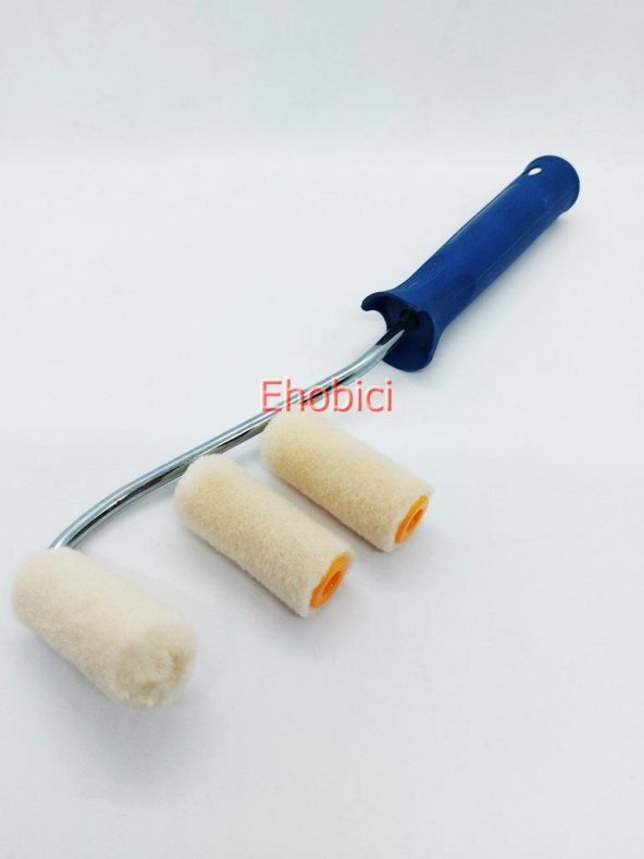 Kadife Rulo Fırça 5cm +2 Yedekli (Moher) ürün görseli 1