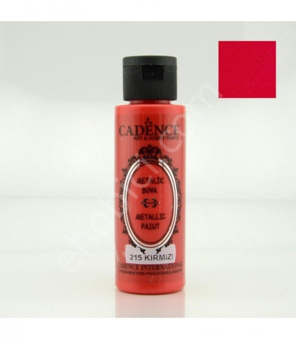 Cadence Metalik Boya - 215 Kırmızı 70ML ürün görseli 1