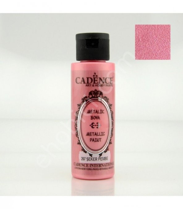 Cadence Metalik Boya - 207 Şeker Pembe 70ML ürün görseli 1