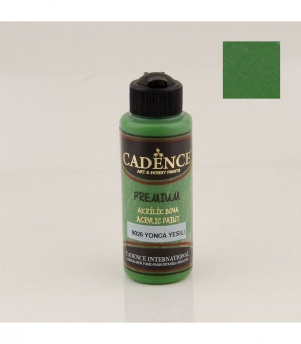 Cadence Akrilik Boya 8026 Yonca Yeşili Ahşap Boyası 120ML ürün görseli 1