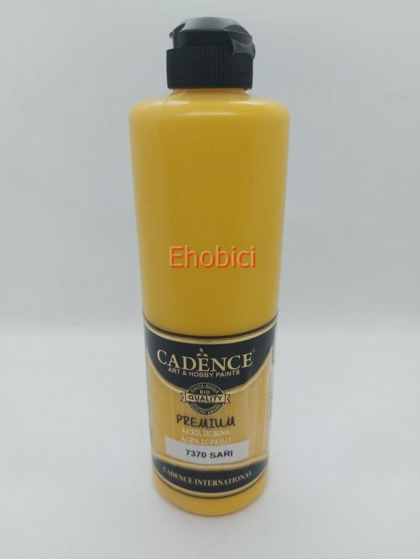 Cadence Akrilik Boya 500ML 7370 Sarı Ahşap Boyası ürün görseli 1