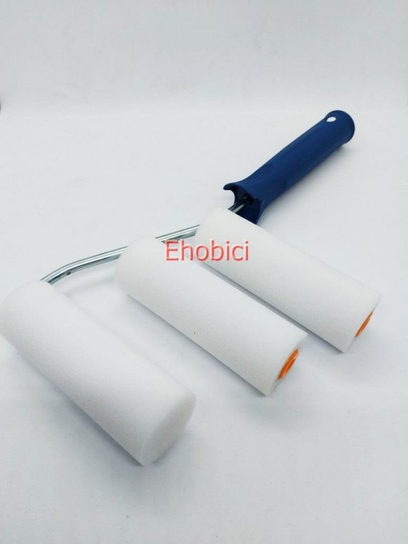 Sünger Rulo Fırça 10CM Mavi +2 Yedek Sünger ürün görseli 1