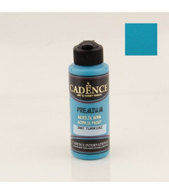Cadence Akrilik Boya 2067 Turkuaz Ahşap Boyası 120ML ürün görseli 1