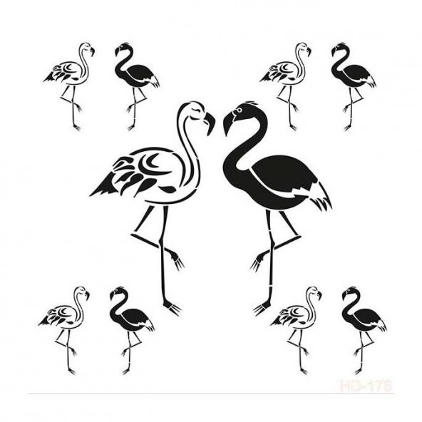 HD176 Cadence Home Dekor Stencil 45x45 ürün görseli 1