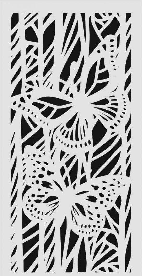 Mix Media  Stencil Şablon (20x40) MİX-043 ürün görseli 1