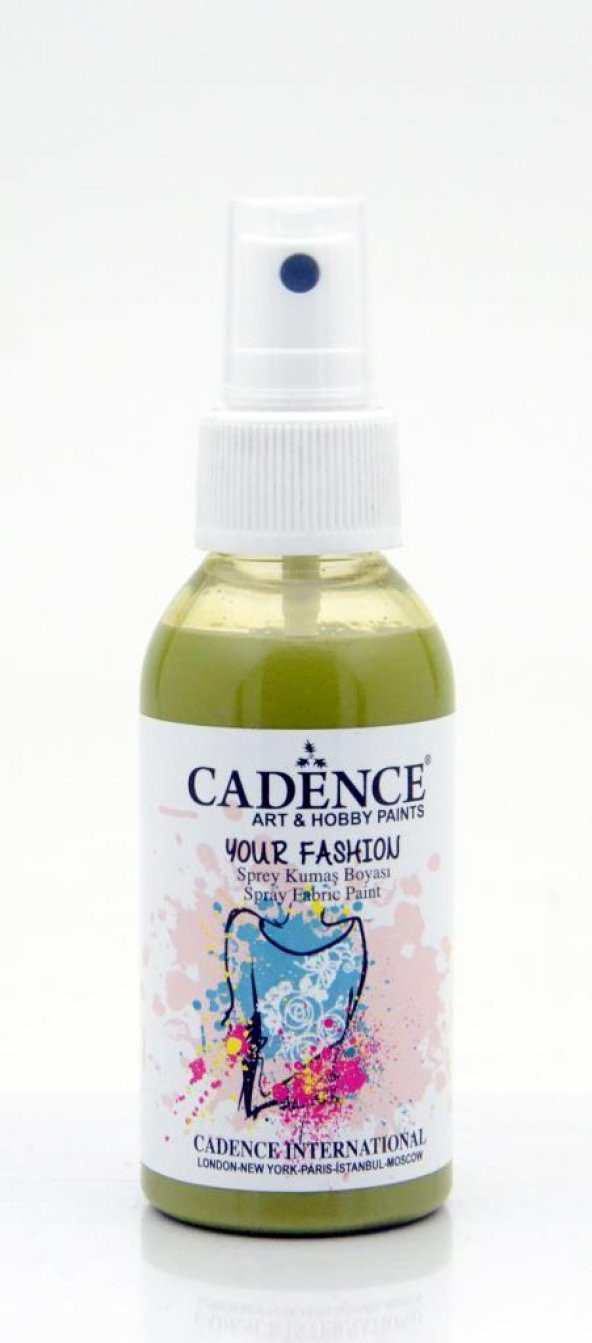 Cadence Your Fashion Sprey Kumaş Boyası - Kivi Yeşili ürün görseli 1