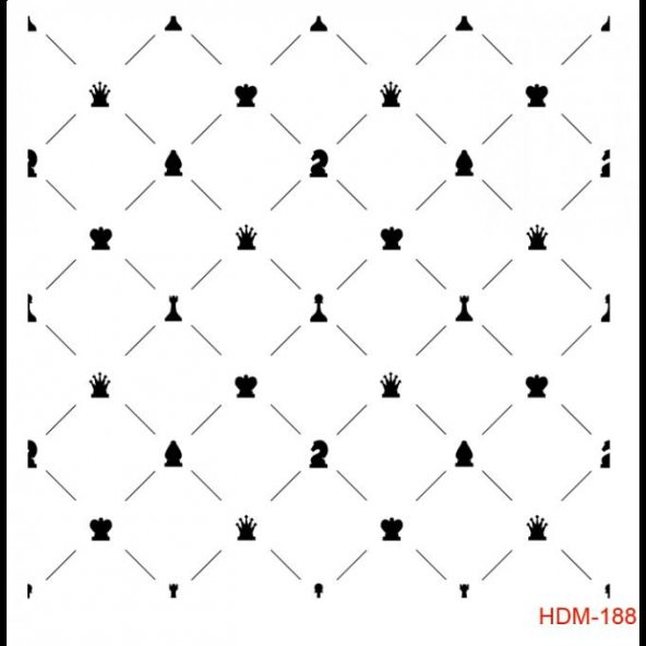 Cadence Home Dekor Stencil 25x25 HDM188 ürün görseli 1
