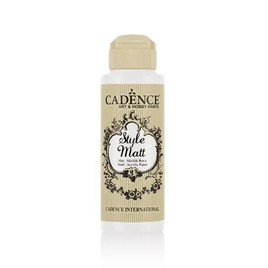 Cadence Style Matt Akrilik Boya S9003 Ekru 120ml ürün görseli 1