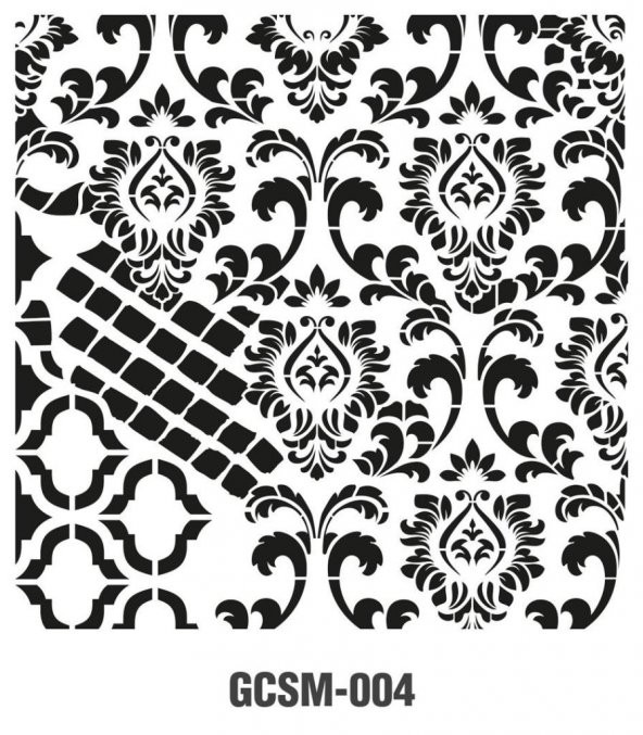 Cadence Grunge Stencil Midi (25x25) GCSM-004 ürün görseli 1