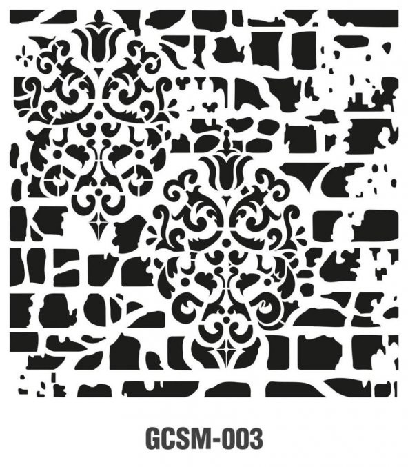 Cadence Grunge Stencil Midi (25x25) GCSM-003 ürün görseli 1