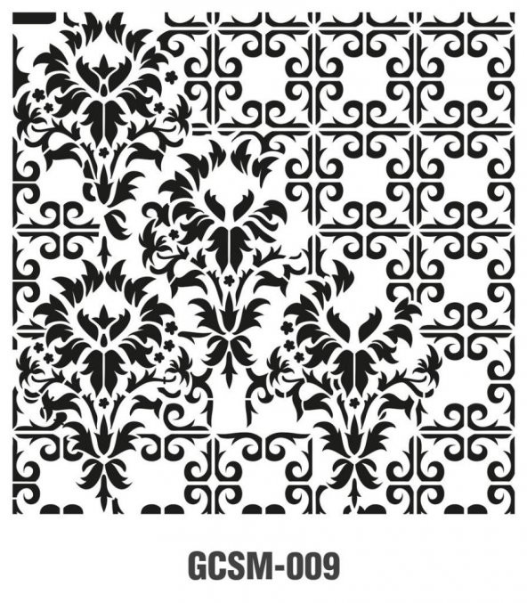 Cadence Grunge Stencil Midi (25x25) GCSM-009 ürün görseli 1