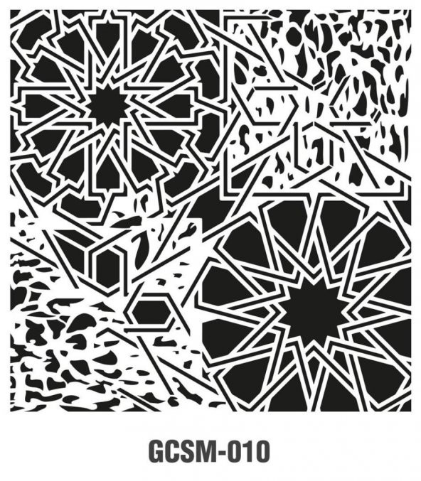Cadence Grunge Stencil Midi (25x25) GCSM-010 ürün görseli 1