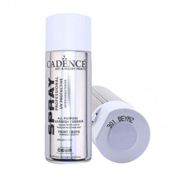 Cadence Sprey Boya - 301 Beyaz 400ml ürün görseli 1