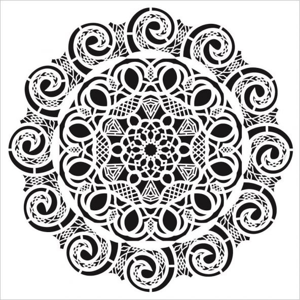 Cadence YDS Dantel Stencil (35x35) YDS-002 ürün görseli 1