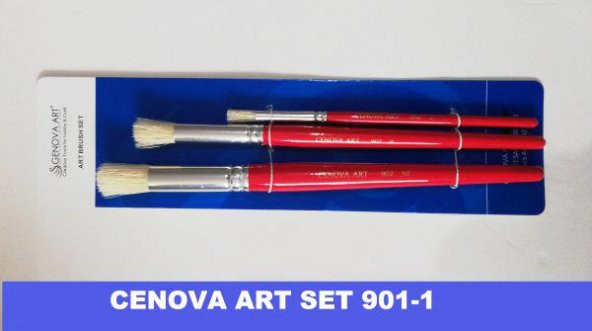 Cenova Art Stencil Fırça 3 lü Set 902/1 ürün görseli 1