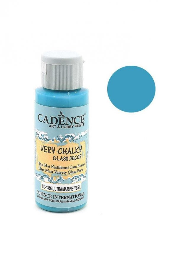 Cadence Very Chalky Glass CG-1356 Ultramarine Yeşil ürün görseli 1