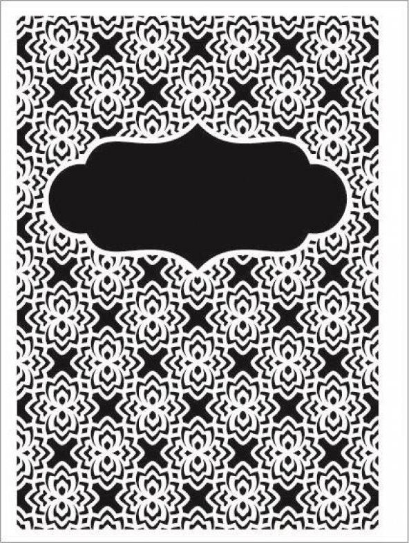 Cadence NBS Stencil NBS-18 - 15x20cm ürün görseli 1