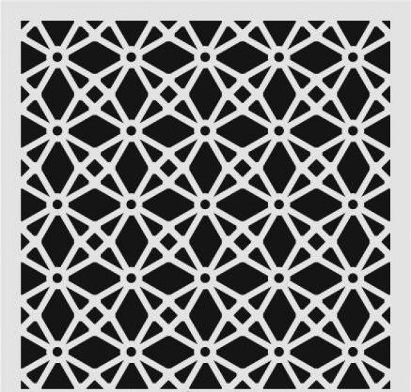 Ardışık Desen Stencil Şablon (30x30) R-066 ürün görseli 1