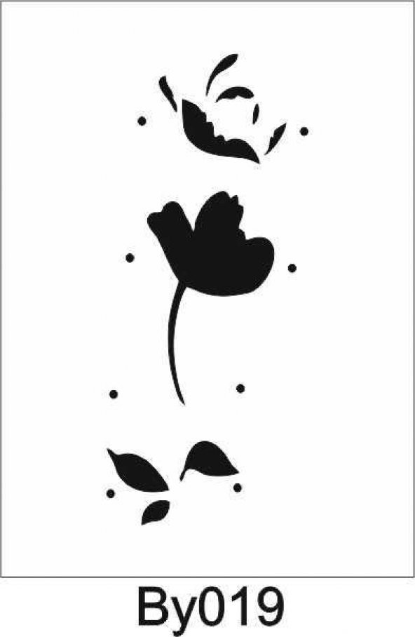 Boyutlu Desen Stencil Şablon (15x30) BY-019 ürün görseli 1