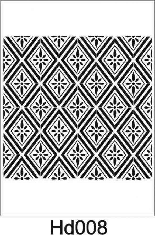 Duvar Dekor Stencil Şablon (40x40) HD-008 ürün görseli 1