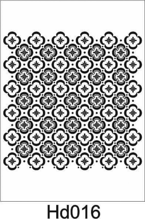 Duvar Dekor Stencil Şablon (50x50) HD-016 ürün görseli 1