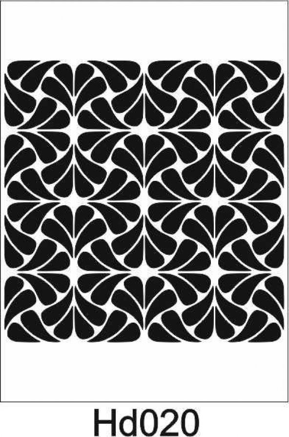 Duvar Dekor Stencil Şablon (40x40) HD-020 ürün görseli 1