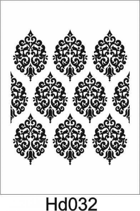 Duvar Dekor Stencil Şablon (40x40) HD-032 ürün görseli 1