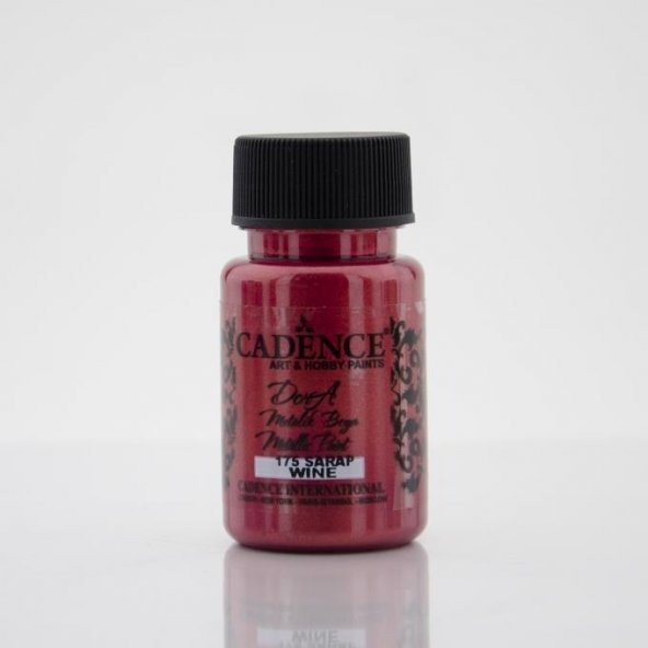 Cadence Dora Metalik Boya 175 Şarap 50ML ürün görseli 1