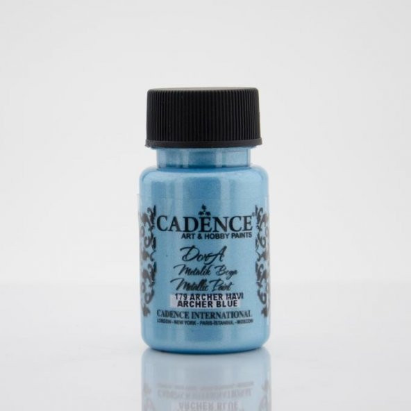 Cadence Dora Metalik Boya 179 Archer Mavi 50ML ürün görseli 1