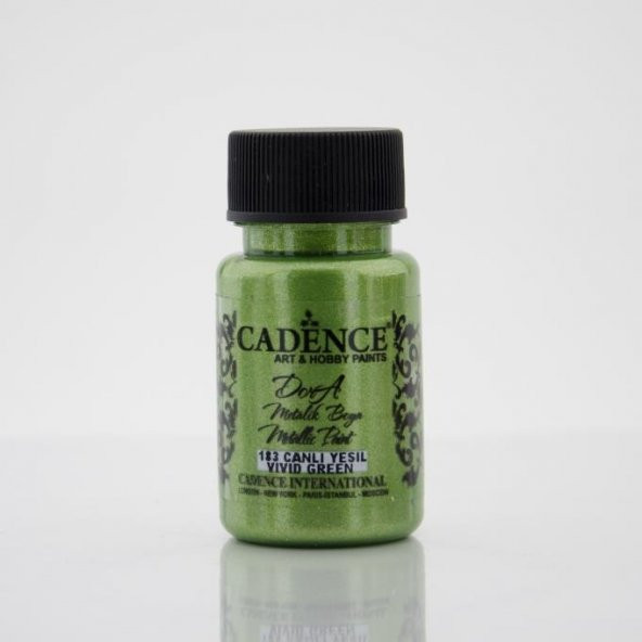 Cadence Dora Metalik Boya 183 Canlı Yeşil 50ML ürün görseli 1